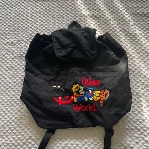 Walt Disney World Embroidered Cinch Close Backpack